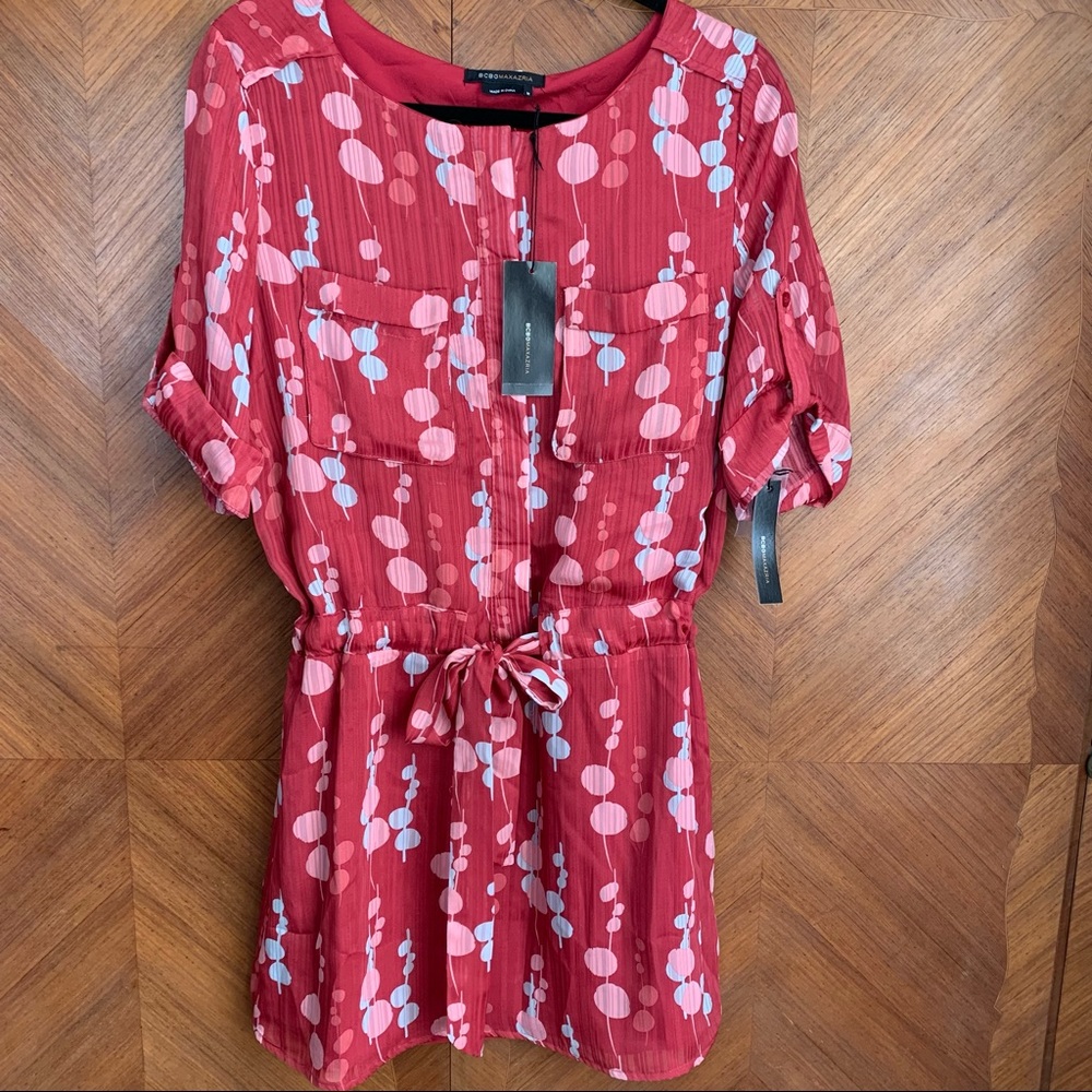 BCBGMaxazira Falling Blossoms Dress (M)
